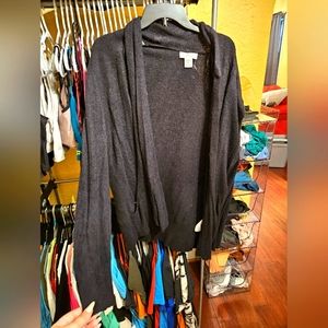 Simple black cardigan